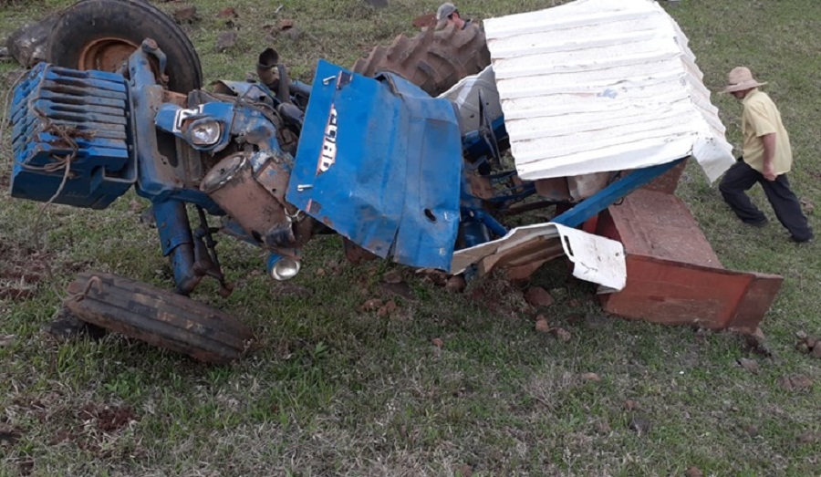 Três Passos News Agricultor perde a vida em acidente trator