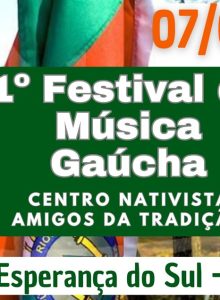 1º Festival de Música Gaúcha tem inscrições abertas para calouros de todos os municípios