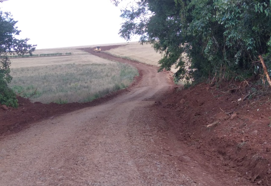 Esperança do Sul: recuperação da estrada de Linha Santo Antônio dos Gringos