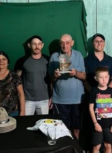 Homenagem ao Grande Campeão no concurso leiteiro, na Expoagro Cotricampo 2024 e na Expointer