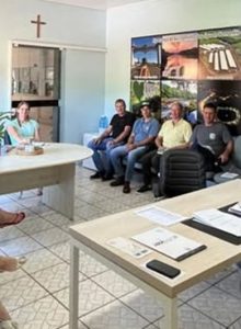 Reunião com o secretariado em Esperança do Sul