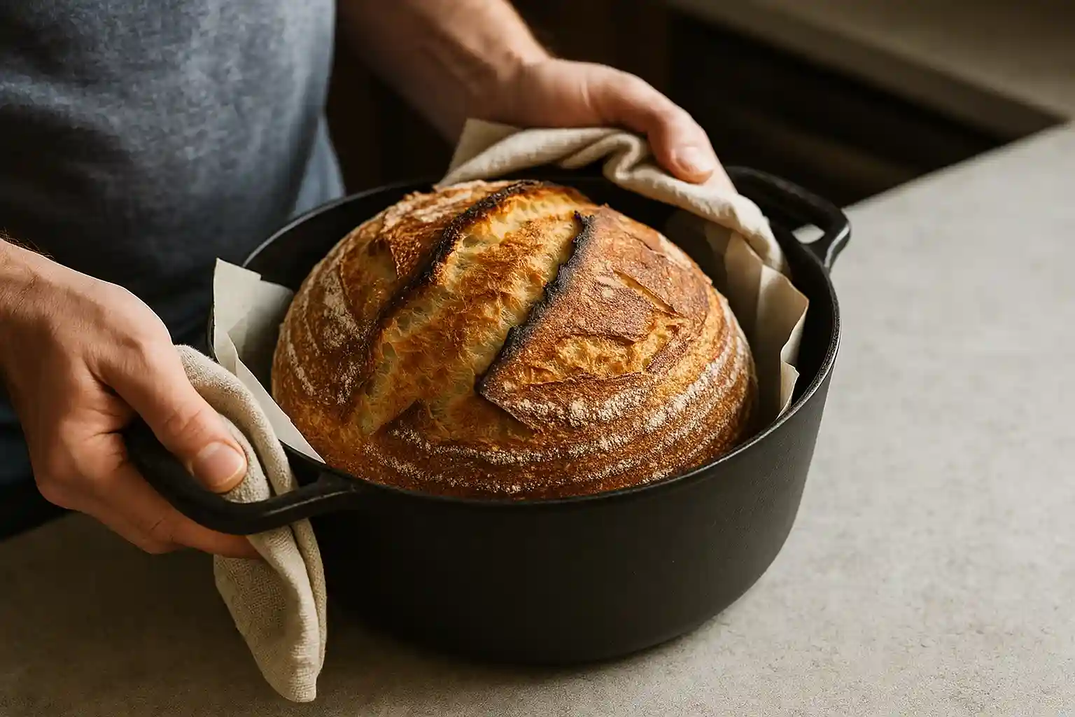 Faça um pão com casquinha crocante igual ao da padaria
