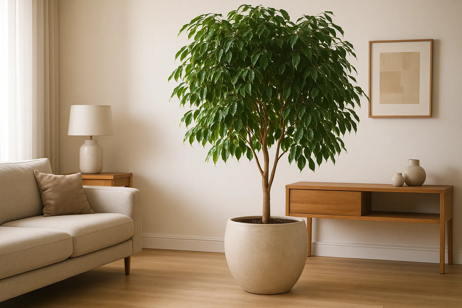 Figueira-chorona 5 lugares para posicionar seu ficus benjamina e deixá-lo deslumbrante