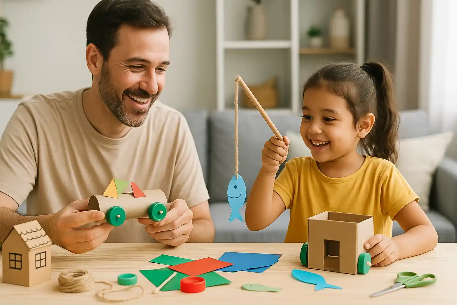 Faça você mesmo brinquedos sustentáveis para crianças gastando quase nada