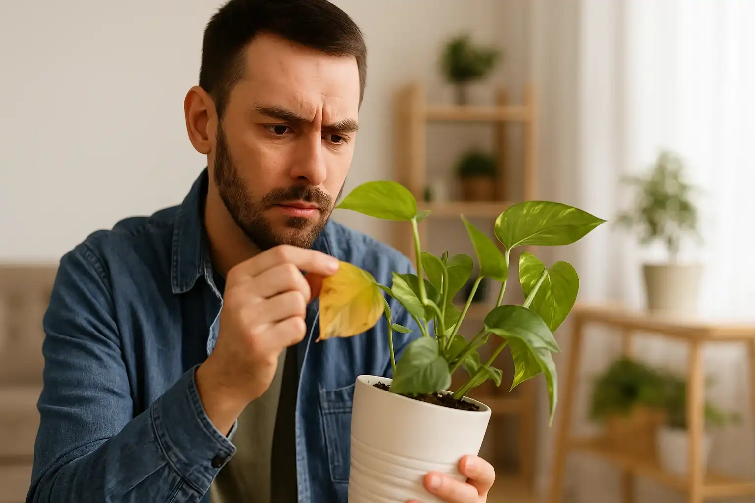 Sua jiboia está com folhas amareladas Isso pode ser um alerta invisível