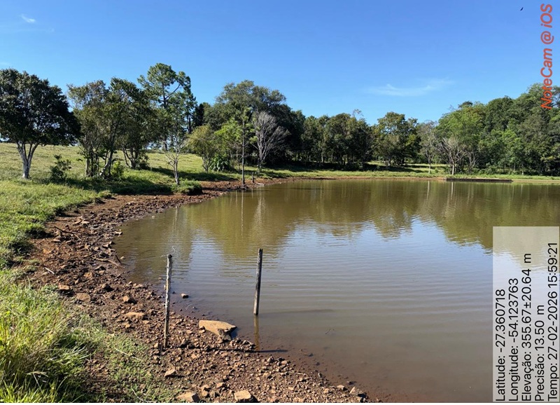 Situação da estiagem no município de Tiradentes do Sul