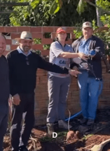Prefeito e vice acompanham trabalhos da Secretaria de Agricultura e Meio Ambiente em Tiradentes do Sul