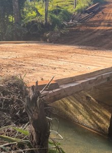 Ponte do Caçador é recuperada e liberada entre Esperança do Sul e Tiradentes do Sul