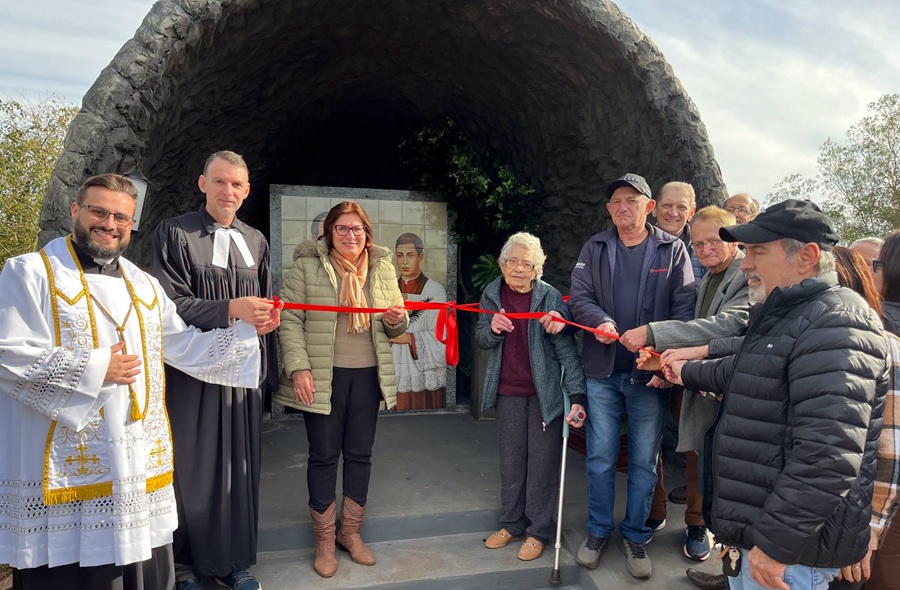 Inaugurada a Gruta Caminhos da Fé e da Esperança em Linha Ismael/Esperança do Sul