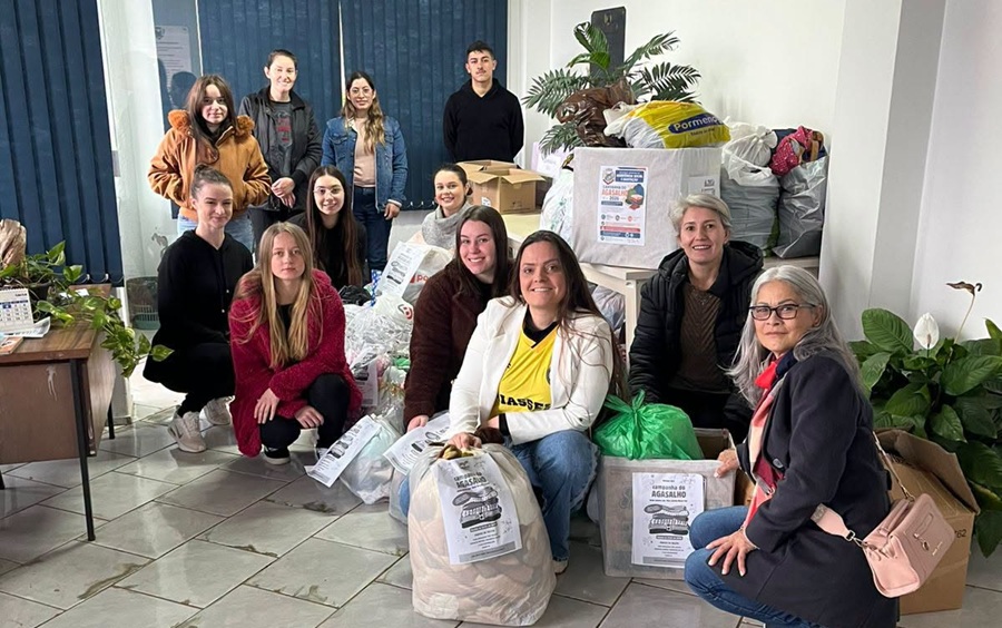 Assistência Social recebe doações e reforça campanha do agasalho em Tiradentes do Sul