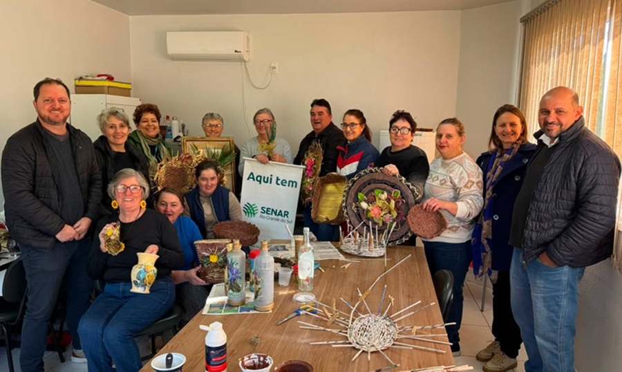 Encerramento do Curso de Materiais Recicláveis em Tiradentes do Sul