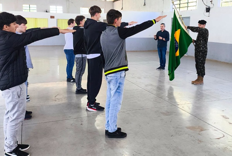 Visita de Orientação Técnica à Junta de Serviço Militar de Tiradentes do Sul