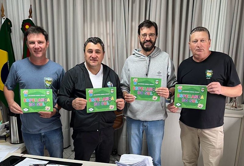 Projeto “Colorindo Minha Cidade” chega às escolas municipais de Esperança do Sul