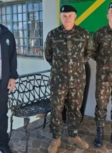 Junta de Serviço Militar de Esperança do Sul visita de orientação técnica