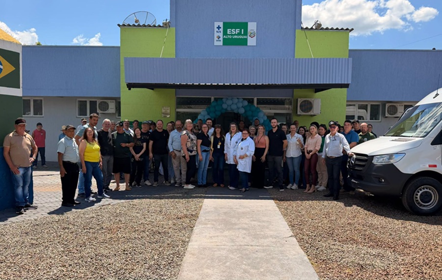Reinauguração oficial da Unidade de Saúde do Alto Uruguai em Tiradentes do Sul