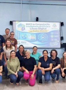 Professores municipais de Três Passos participam de formação sobre tecnologias educacionais e IA