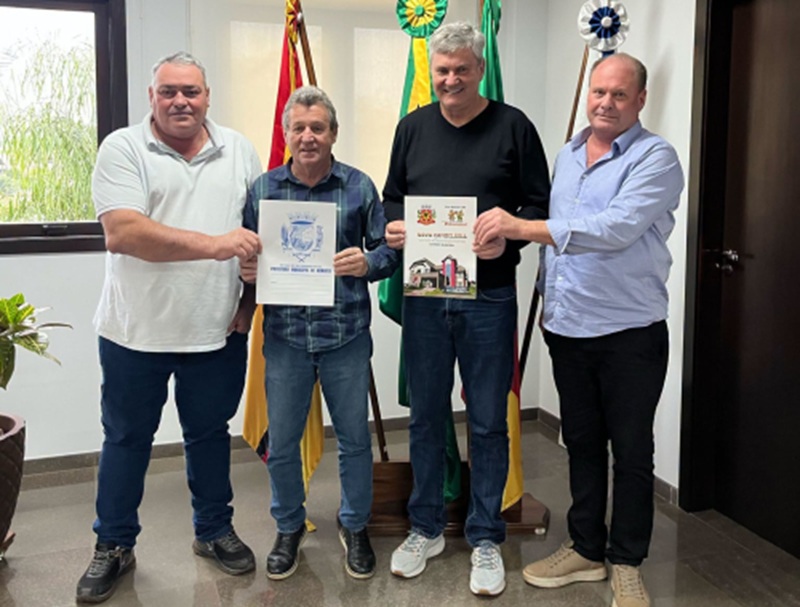 Nova Candelária e Humaitá assinam convênio para obras de infraestrutura na região de Duas Pontes