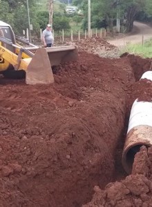 Secretaria de Obras e Viação segue com a recuperação das estradas em Tiradentes do Sul