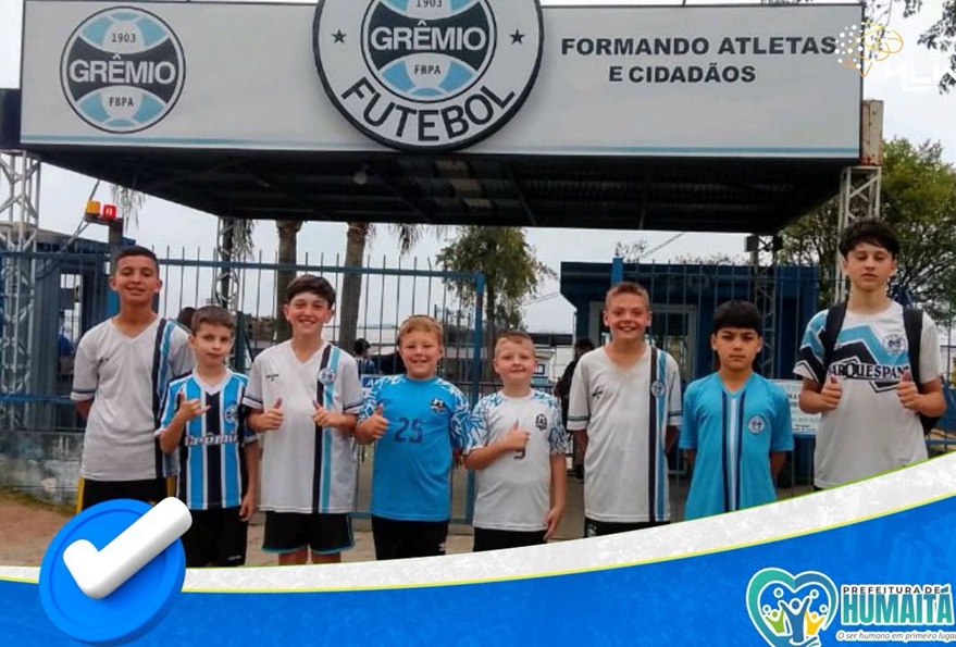 Atletas de Humaitá participam de avaliação no Grêmio Porto Alegrense